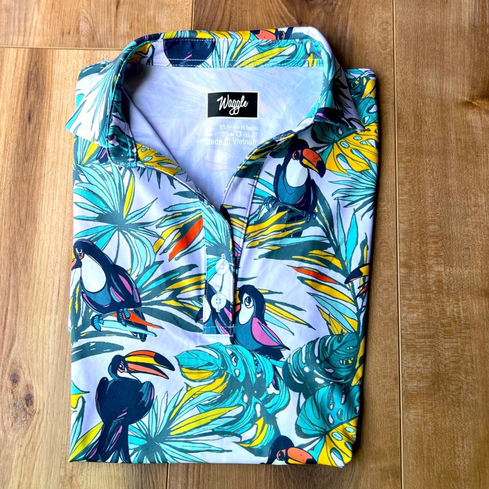 Women’s Waggle Golf Polo Size:L